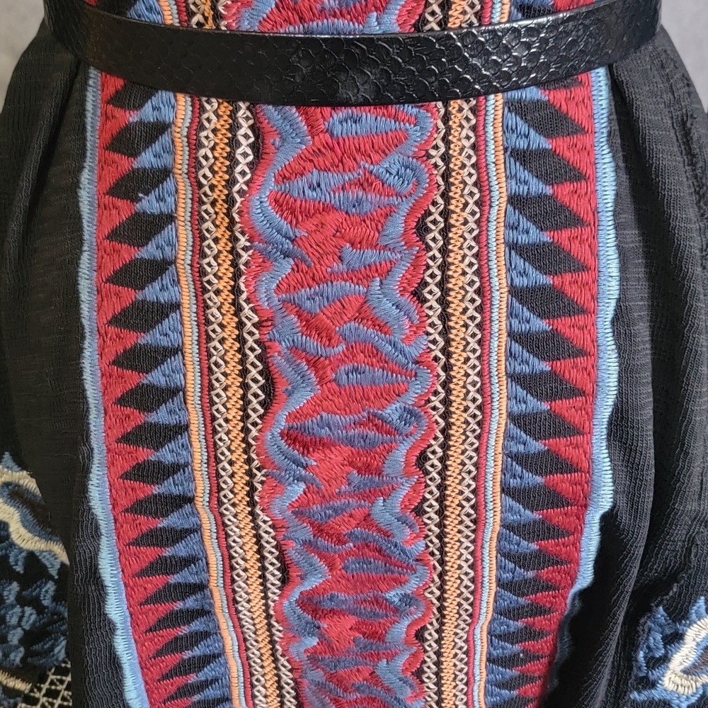 Cotton Embroidered Coat/Wrap/Jacket ☆ Boho - Picture 7 of 8